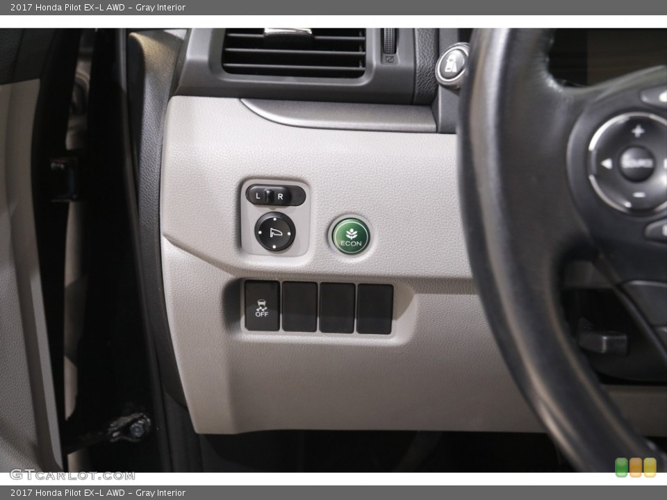 Gray Interior Controls for the 2017 Honda Pilot EX-L AWD #142944200