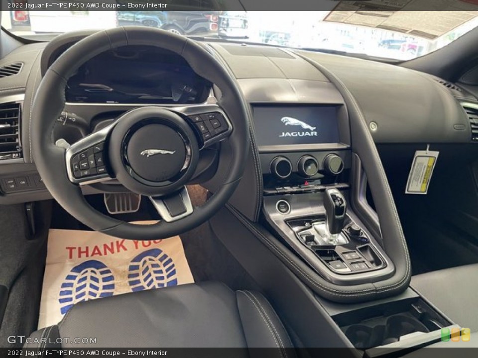 Ebony Interior Dashboard for the 2022 Jaguar F-TYPE P450 AWD Coupe #142945410