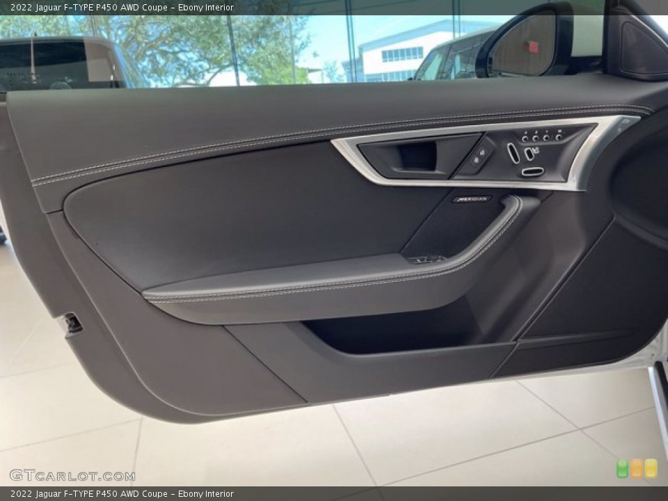 Ebony Interior Door Panel for the 2022 Jaguar F-TYPE P450 AWD Coupe #142945584