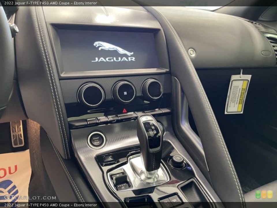 Ebony Interior Transmission for the 2022 Jaguar F-TYPE P450 AWD Coupe #142945680