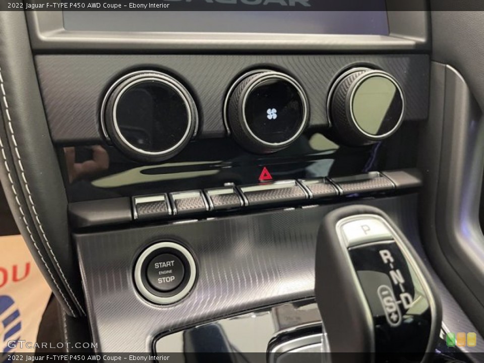 Ebony Interior Controls for the 2022 Jaguar F-TYPE P450 AWD Coupe #142945761
