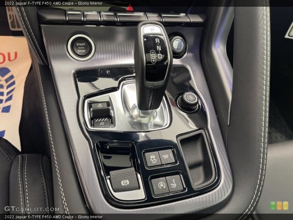 Ebony Interior Transmission for the 2022 Jaguar F-TYPE P450 AWD Coupe #142945779