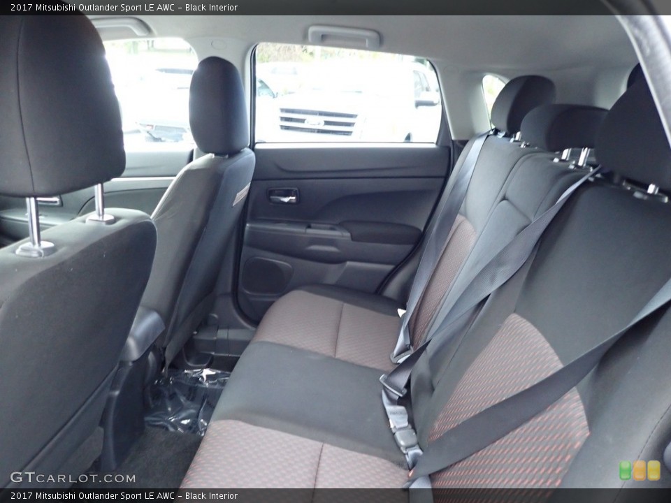 Black Interior Rear Seat for the 2017 Mitsubishi Outlander Sport LE AWC #142946814