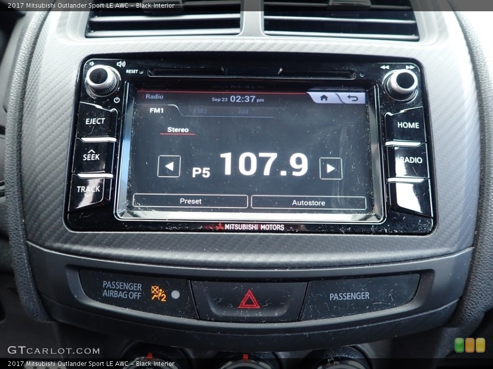 Black Interior Audio System for the 2017 Mitsubishi Outlander Sport LE AWC #142946949