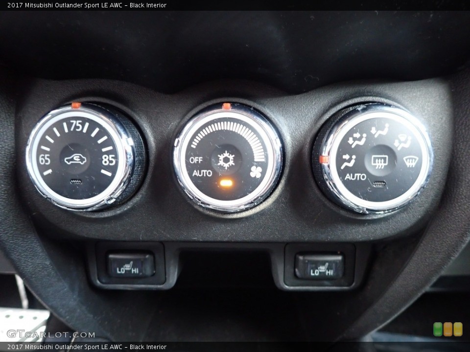 Black Interior Controls for the 2017 Mitsubishi Outlander Sport LE AWC #142947009