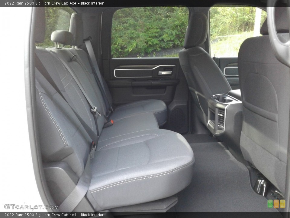 Black Interior Rear Seat for the 2022 Ram 2500 Big Horn Crew Cab 4x4 #142947459