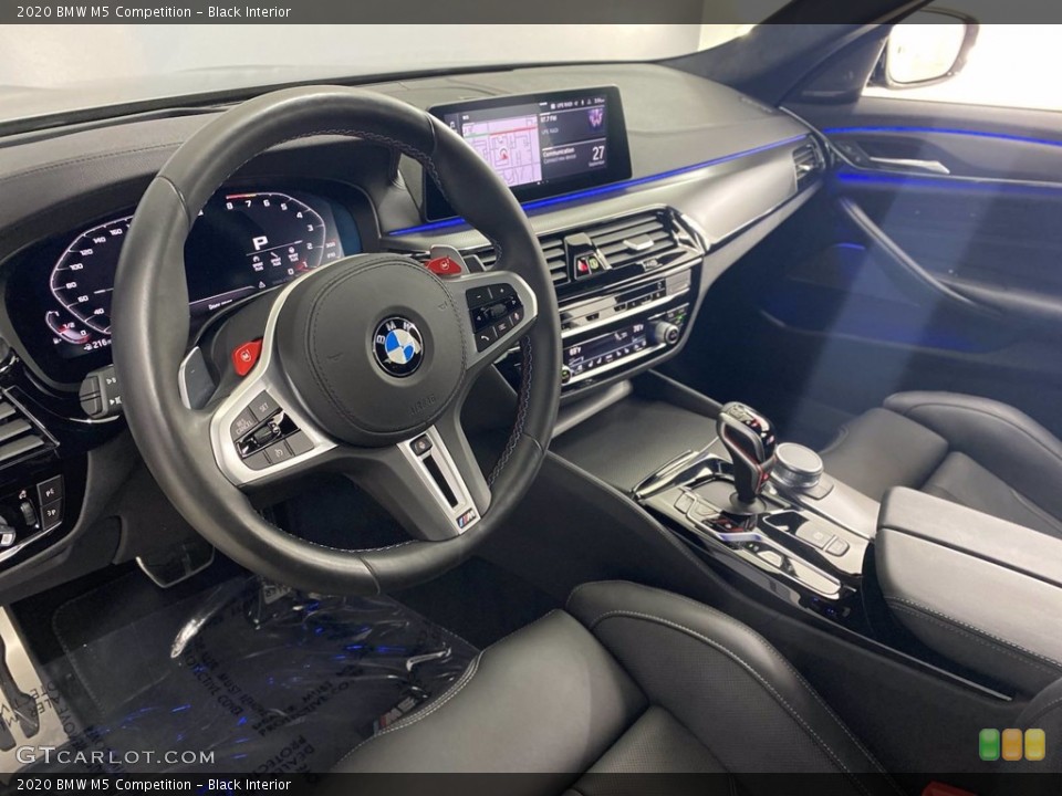 Black 2020 BMW M5 Interiors