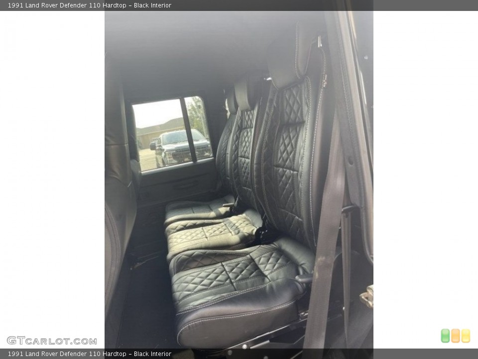 Black Interior Rear Seat for the 1991 Land Rover Defender 110 Hardtop #142953517