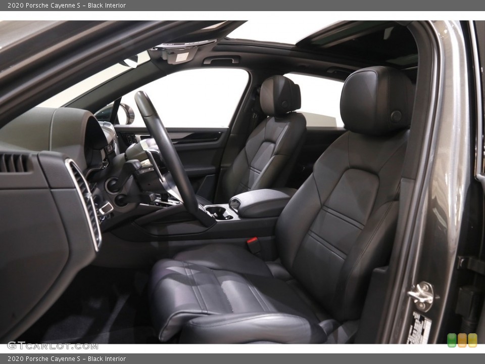 Black Interior Front Seat for the 2020 Porsche Cayenne S #142956112