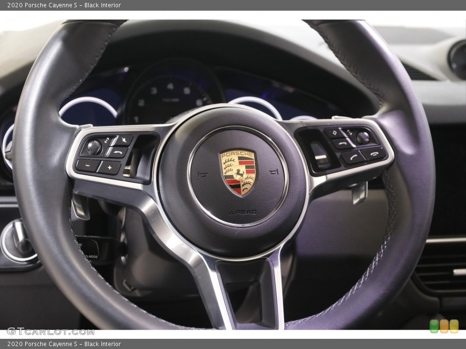 Black Interior Steering Wheel for the 2020 Porsche Cayenne S #142956133