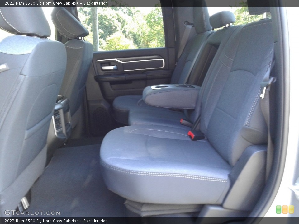 Black Interior Rear Seat for the 2022 Ram 2500 Big Horn Crew Cab 4x4 #142957197