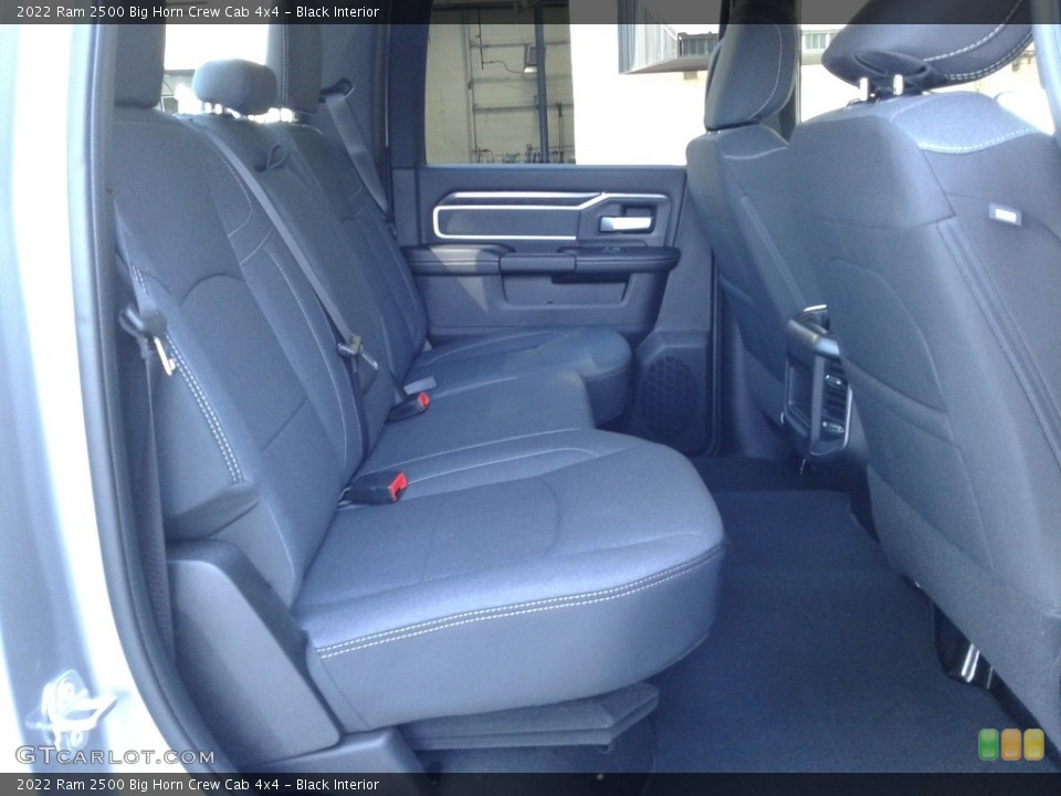 Black Interior Rear Seat for the 2022 Ram 2500 Big Horn Crew Cab 4x4 #142957240