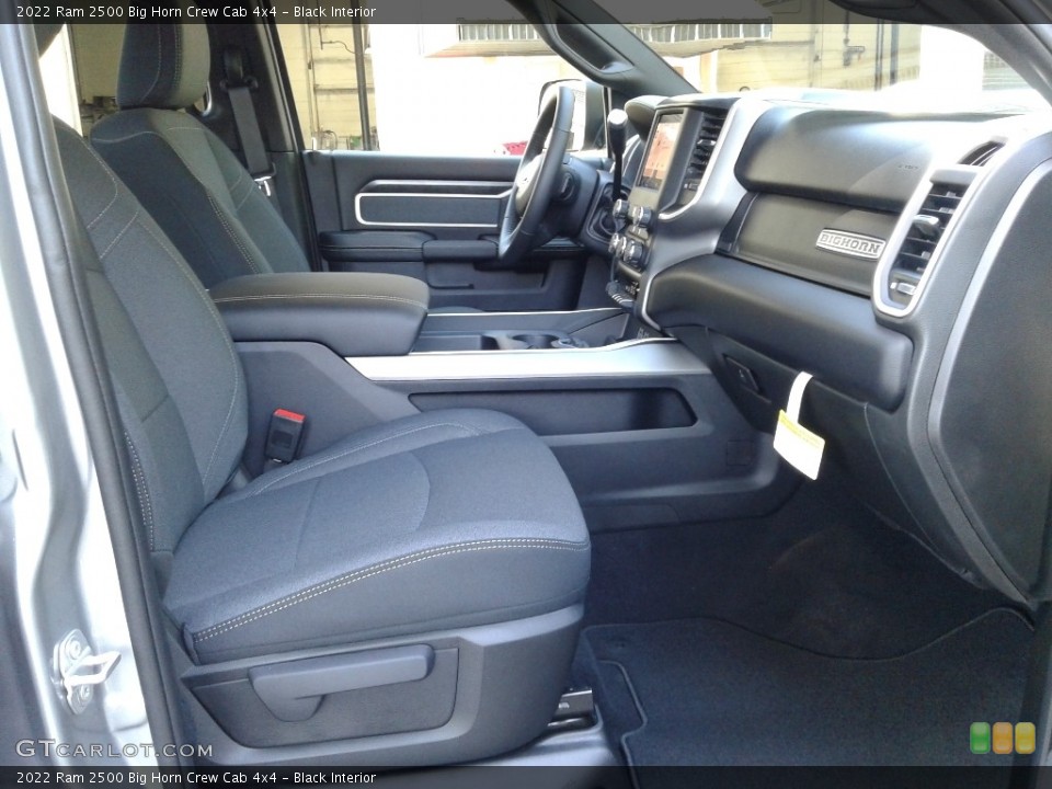 Black Interior Front Seat for the 2022 Ram 2500 Big Horn Crew Cab 4x4 #142957293