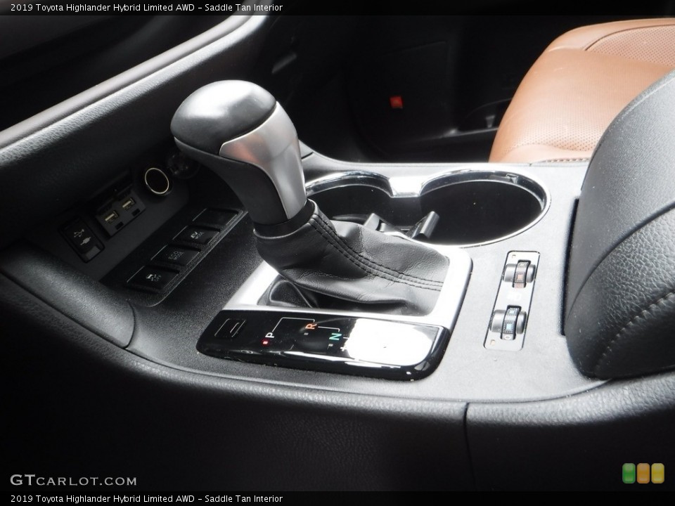 Saddle Tan Interior Transmission for the 2019 Toyota Highlander Hybrid Limited AWD #142957386
