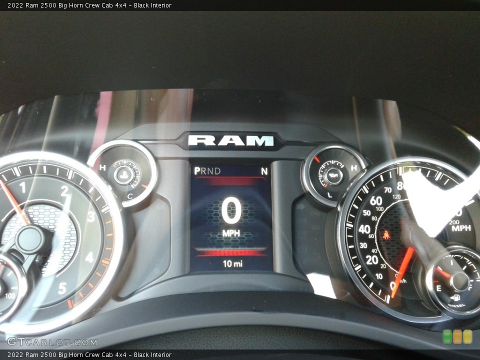 Black Interior Gauges for the 2022 Ram 2500 Big Horn Crew Cab 4x4 #142957389