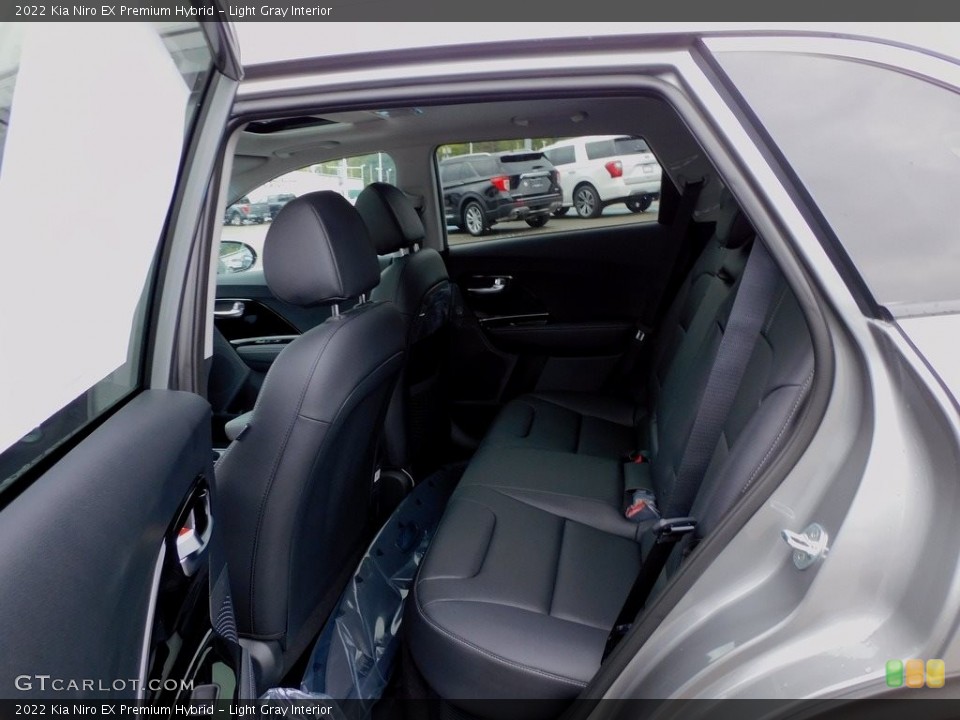 Light Gray Interior Rear Seat for the 2022 Kia Niro EX Premium Hybrid #142959132