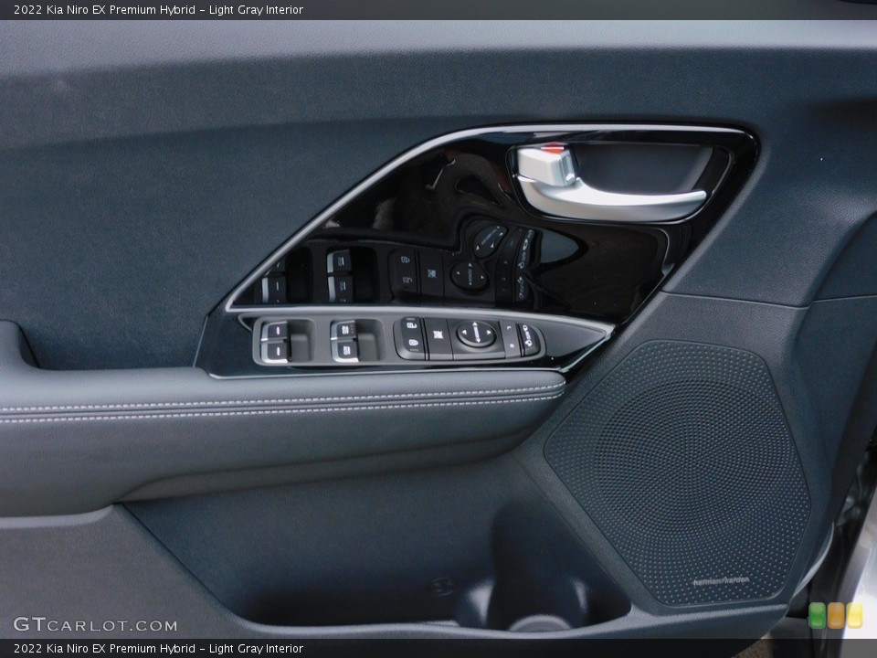 Light Gray Interior Door Panel for the 2022 Kia Niro EX Premium Hybrid #142959180
