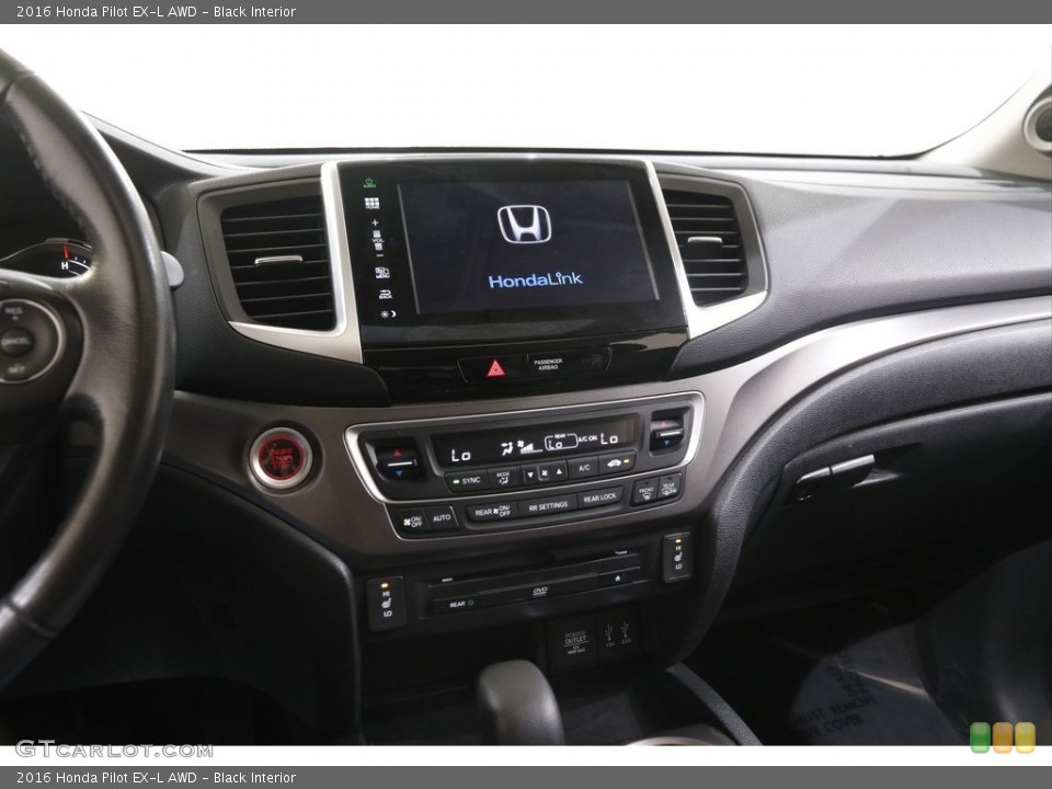 Black Interior Controls for the 2016 Honda Pilot EX-L AWD #142959366