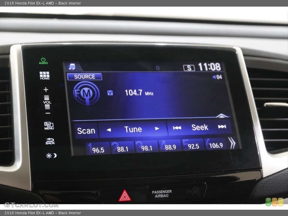 Black Interior Audio System for the 2016 Honda Pilot EX-L AWD #142959387