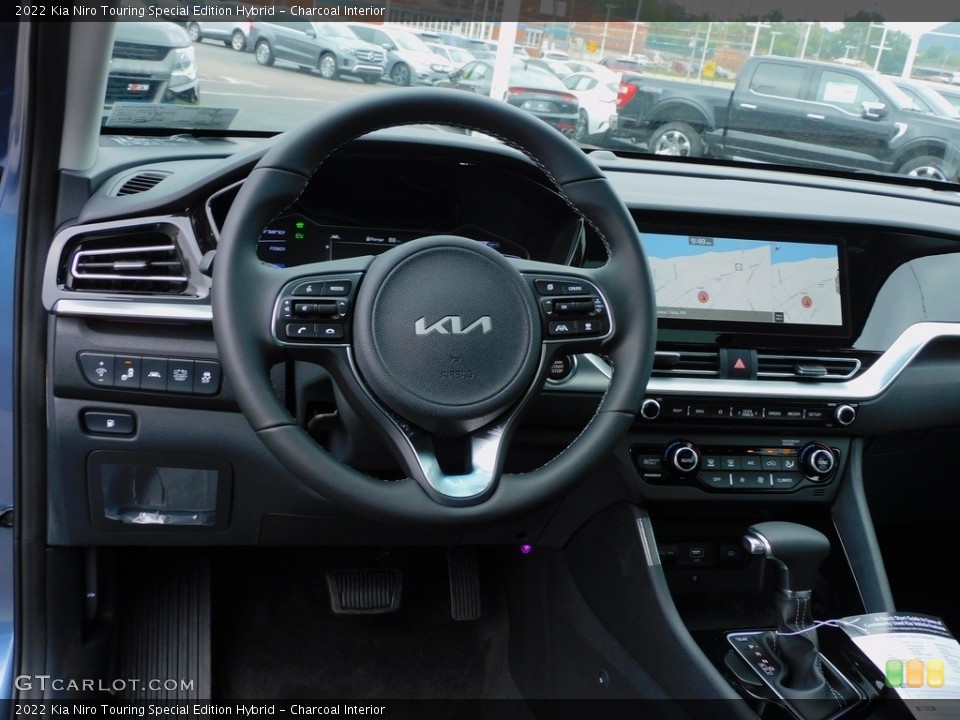 Charcoal Interior Dashboard for the 2022 Kia Niro Touring Special Edition Hybrid #142960083