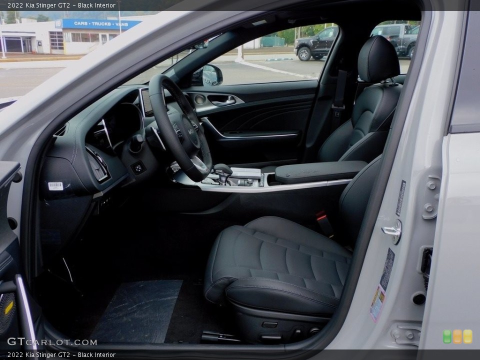 Black Interior Front Seat for the 2022 Kia Stinger GT2 #142960509