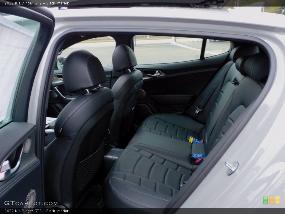 Black Interior Rear Seat for the 2022 Kia Stinger GT2 #142960533