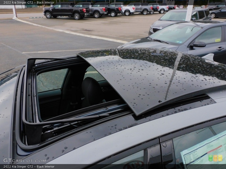Black Interior Sunroof for the 2022 Kia Stinger GT2 #142960575