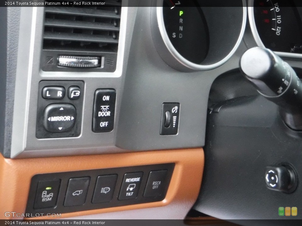 Red Rock Interior Controls for the 2014 Toyota Sequoia Platinum 4x4 #142962477