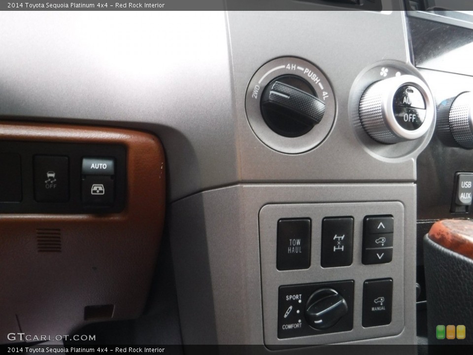 Red Rock Interior Controls for the 2014 Toyota Sequoia Platinum 4x4 #142962495