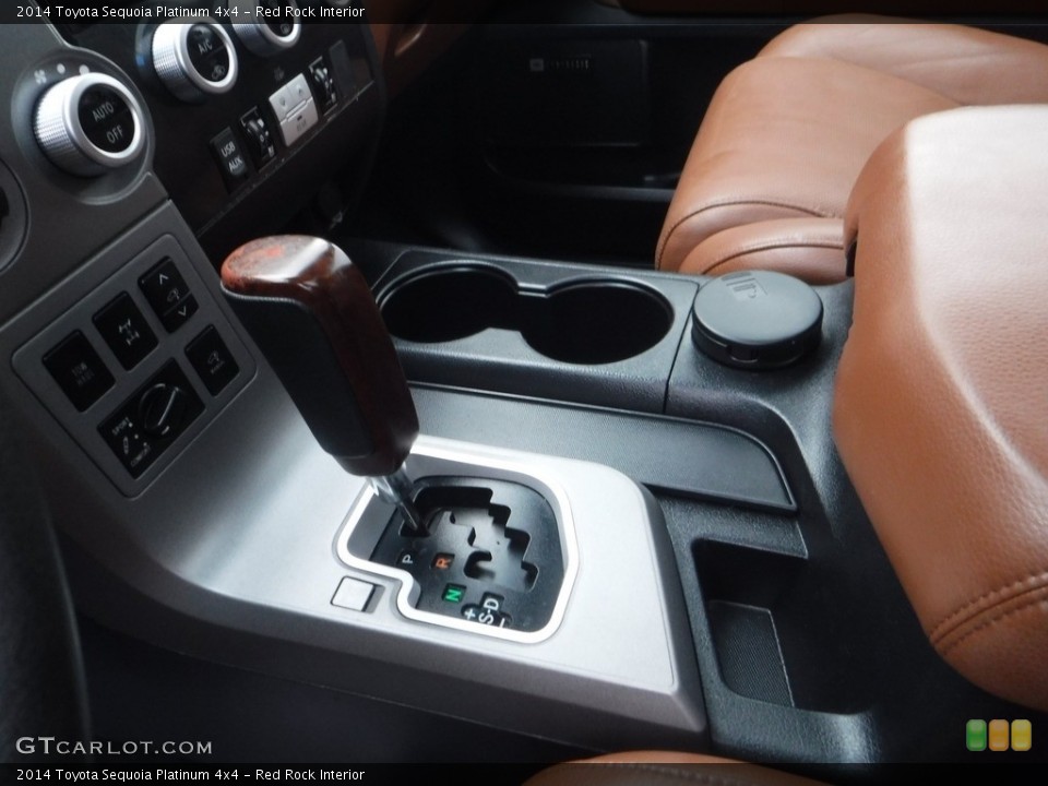 Red Rock Interior Transmission for the 2014 Toyota Sequoia Platinum 4x4 #142962855