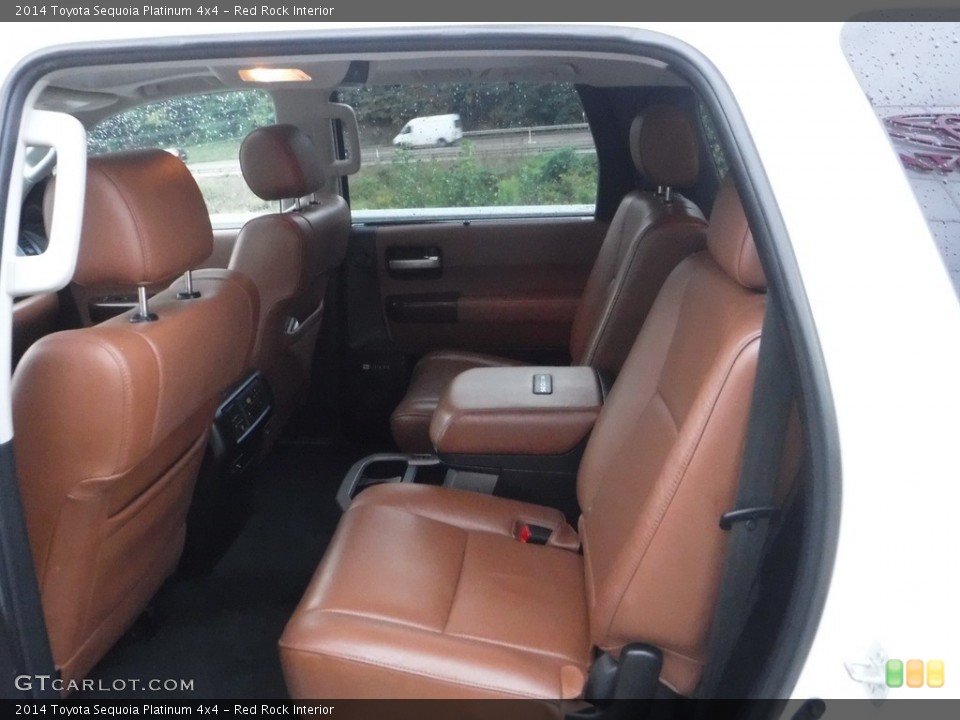Red Rock Interior Rear Seat for the 2014 Toyota Sequoia Platinum 4x4 #142963044