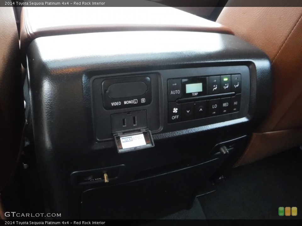 Red Rock Interior Controls for the 2014 Toyota Sequoia Platinum 4x4 #142963074