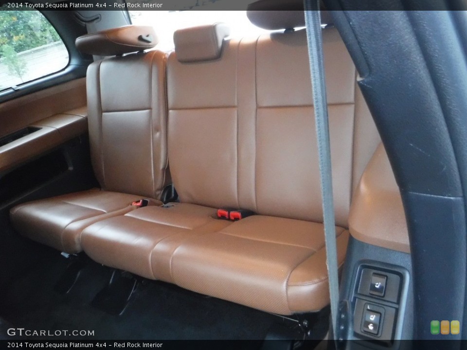 Red Rock Interior Rear Seat for the 2014 Toyota Sequoia Platinum 4x4 #142963107