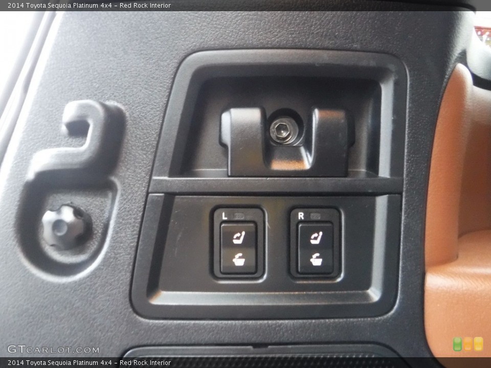 Red Rock Interior Controls for the 2014 Toyota Sequoia Platinum 4x4 #142963140