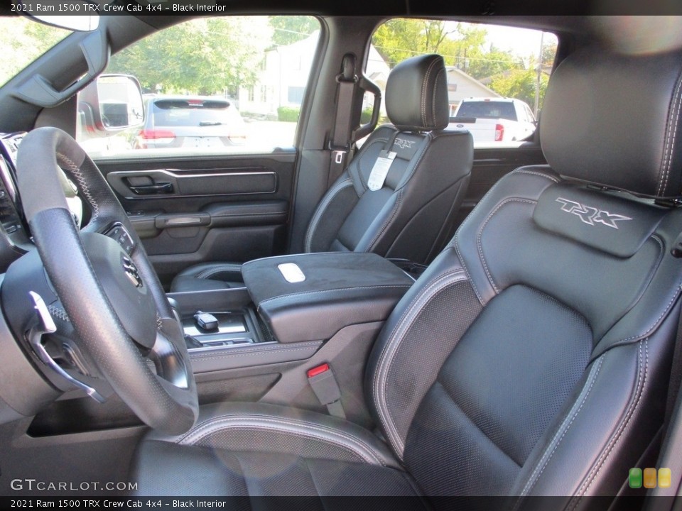 Black Interior Front Seat for the 2021 Ram 1500 TRX Crew Cab 4x4 #142968617