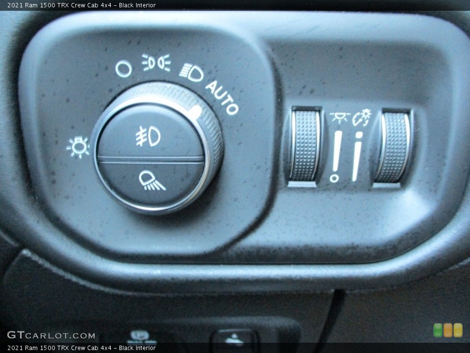 Black Interior Controls for the 2021 Ram 1500 TRX Crew Cab 4x4 #142968686