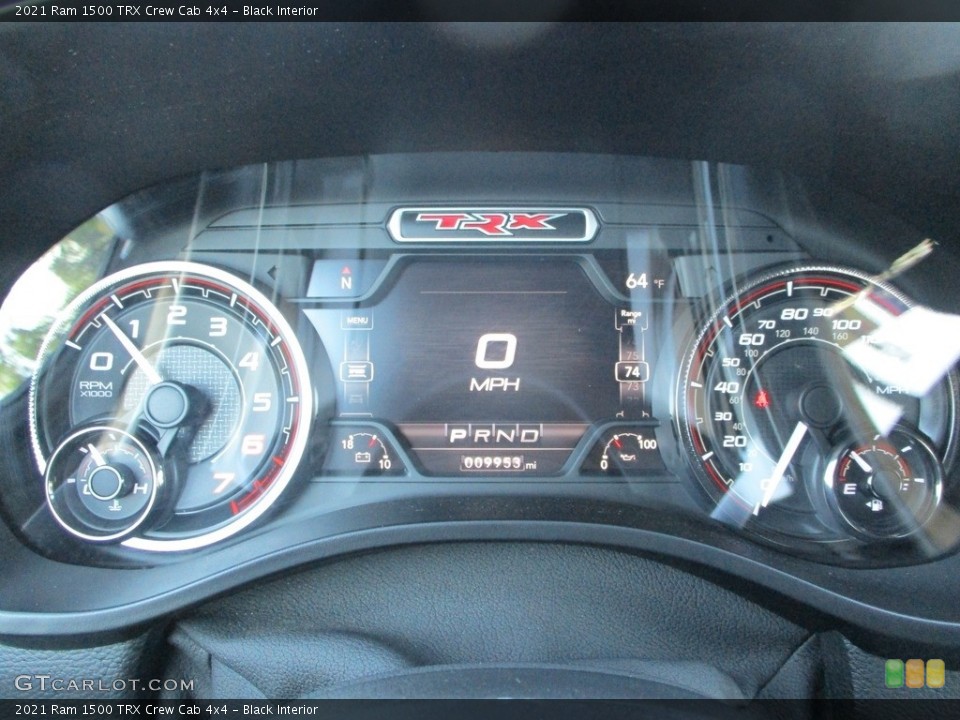 Black Interior Gauges for the 2021 Ram 1500 TRX Crew Cab 4x4 #142968743