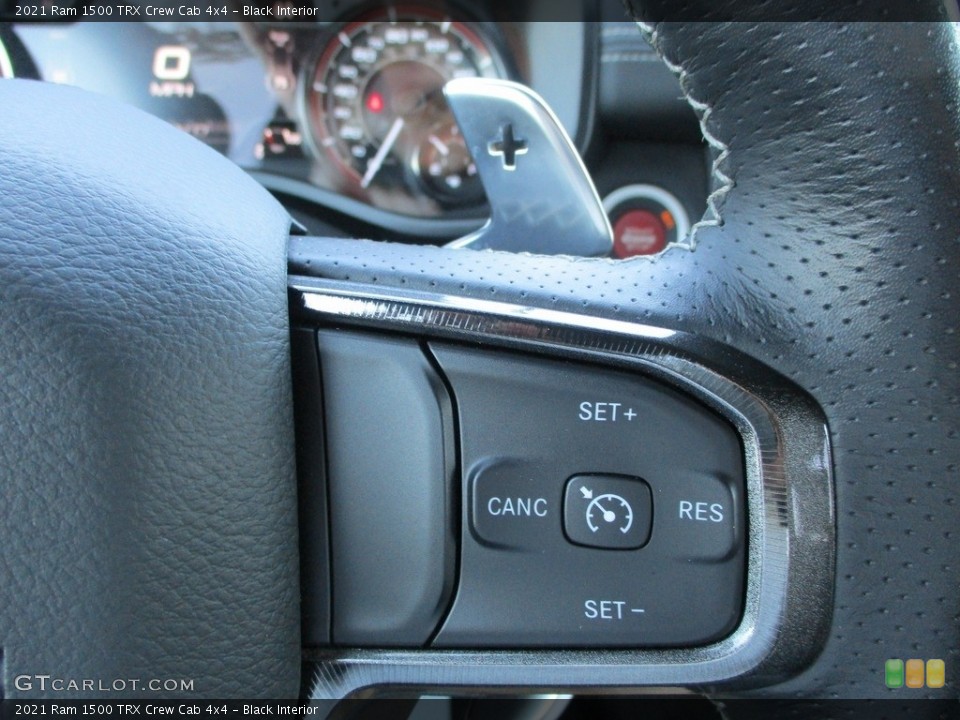 Black Interior Steering Wheel for the 2021 Ram 1500 TRX Crew Cab 4x4 #142968796