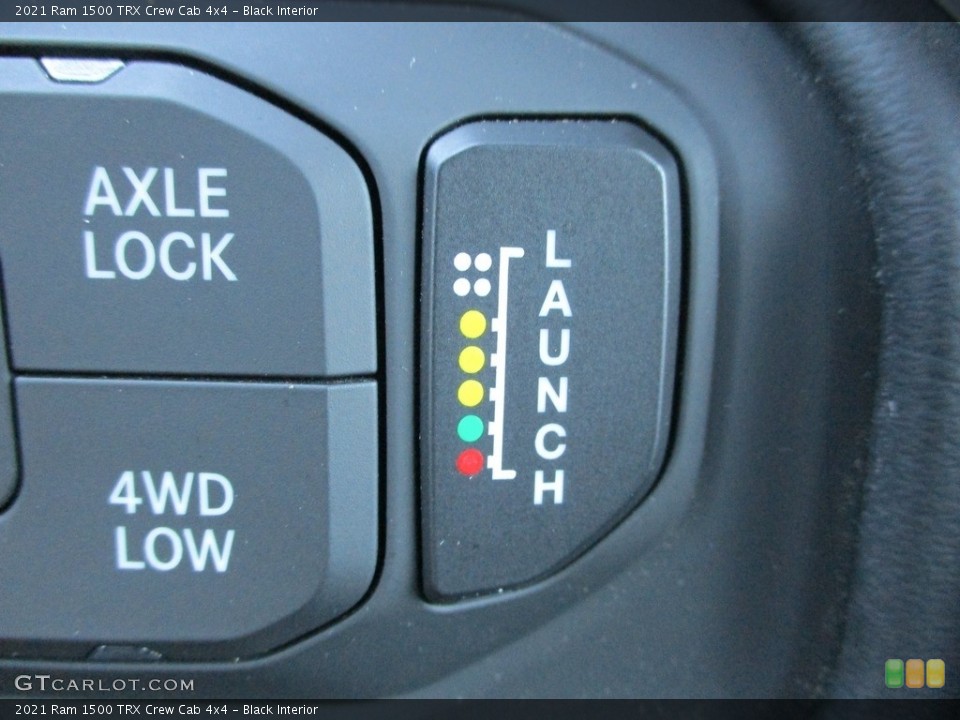 Black Interior Controls for the 2021 Ram 1500 TRX Crew Cab 4x4 #142968872