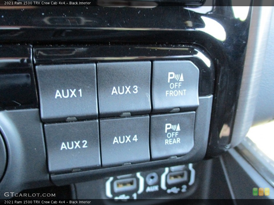 Black Interior Controls for the 2021 Ram 1500 TRX Crew Cab 4x4 #142968992