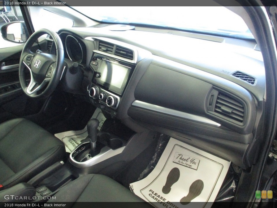 Black Interior Dashboard for the 2018 Honda Fit EX-L #142970105