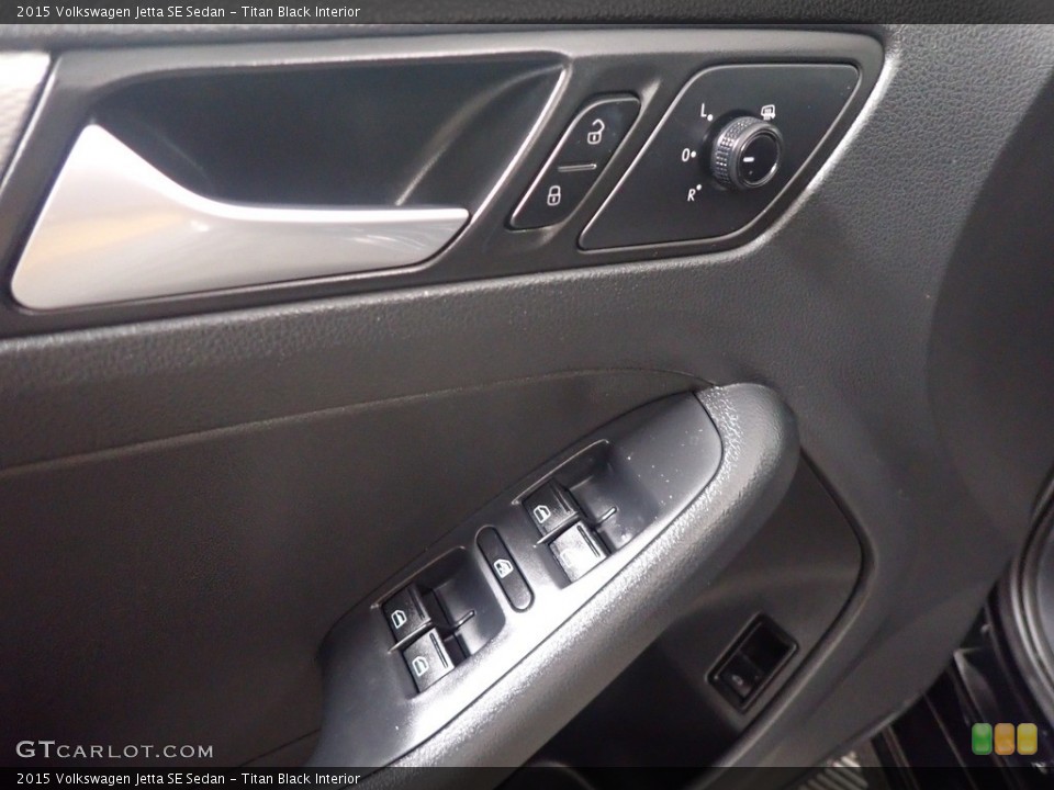 Titan Black Interior Door Panel for the 2015 Volkswagen Jetta SE Sedan #142970564