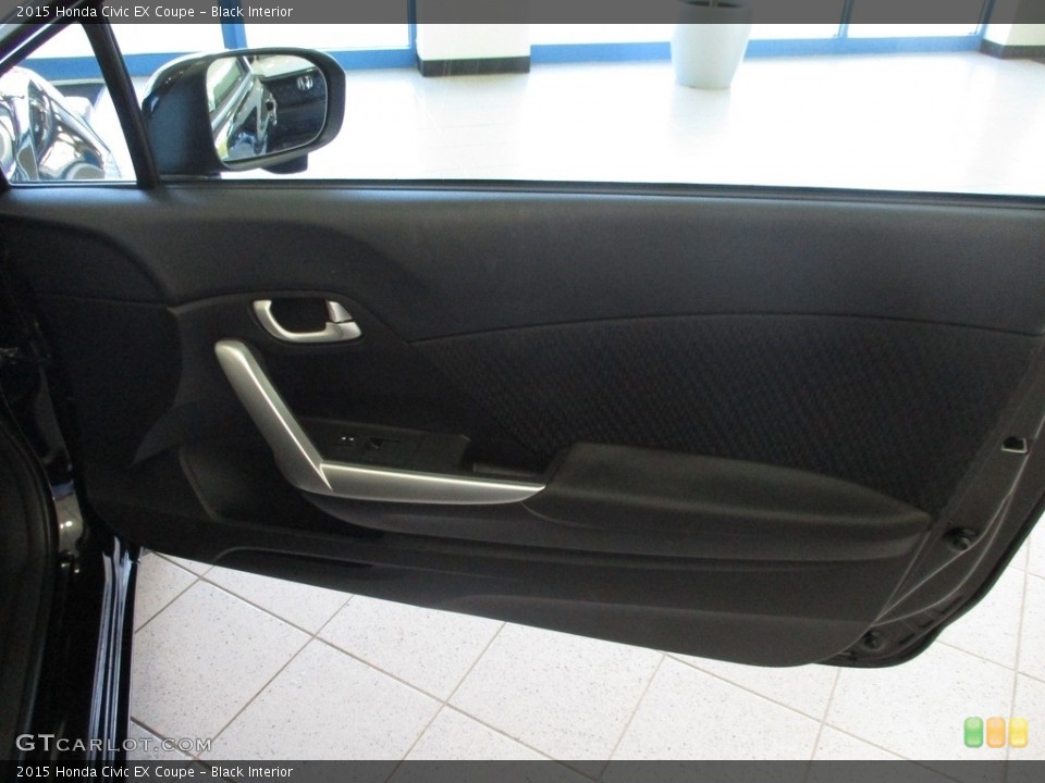 Black Interior Door Panel for the 2015 Honda Civic EX Coupe #142970721