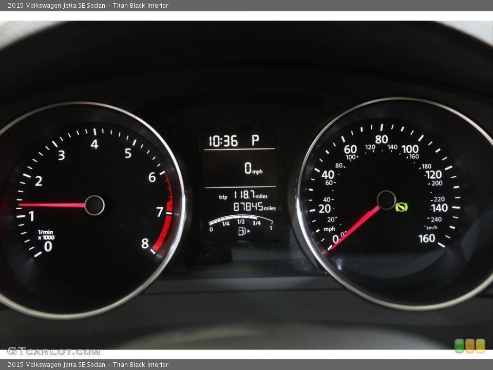 Titan Black Interior Gauges for the 2015 Volkswagen Jetta SE Sedan #142970870