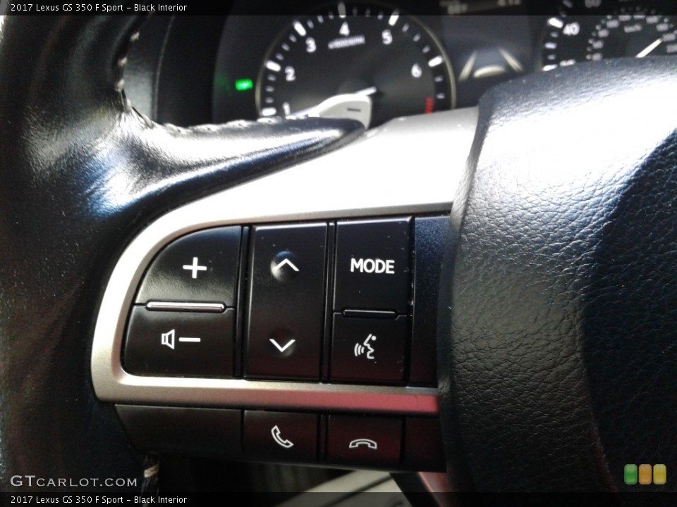 Black Interior Steering Wheel for the 2017 Lexus GS 350 F Sport #142971362
