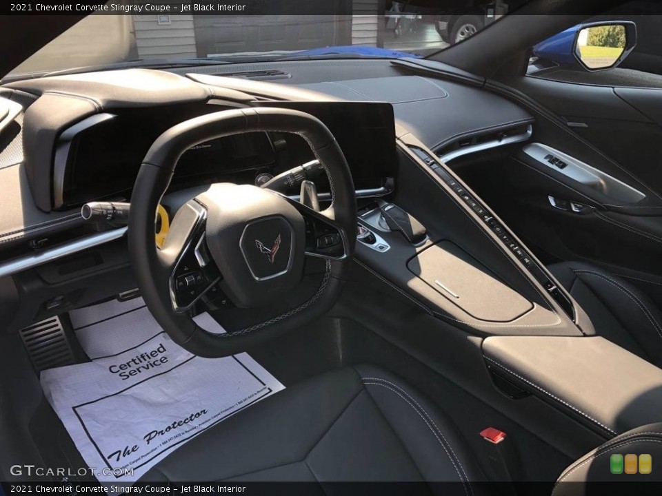 Jet Black Interior Photo for the 2021 Chevrolet Corvette Stingray Coupe #142971809