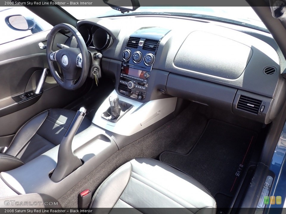 Black Interior Front Seat for the 2008 Saturn Sky Red Line Roadster #142973135
