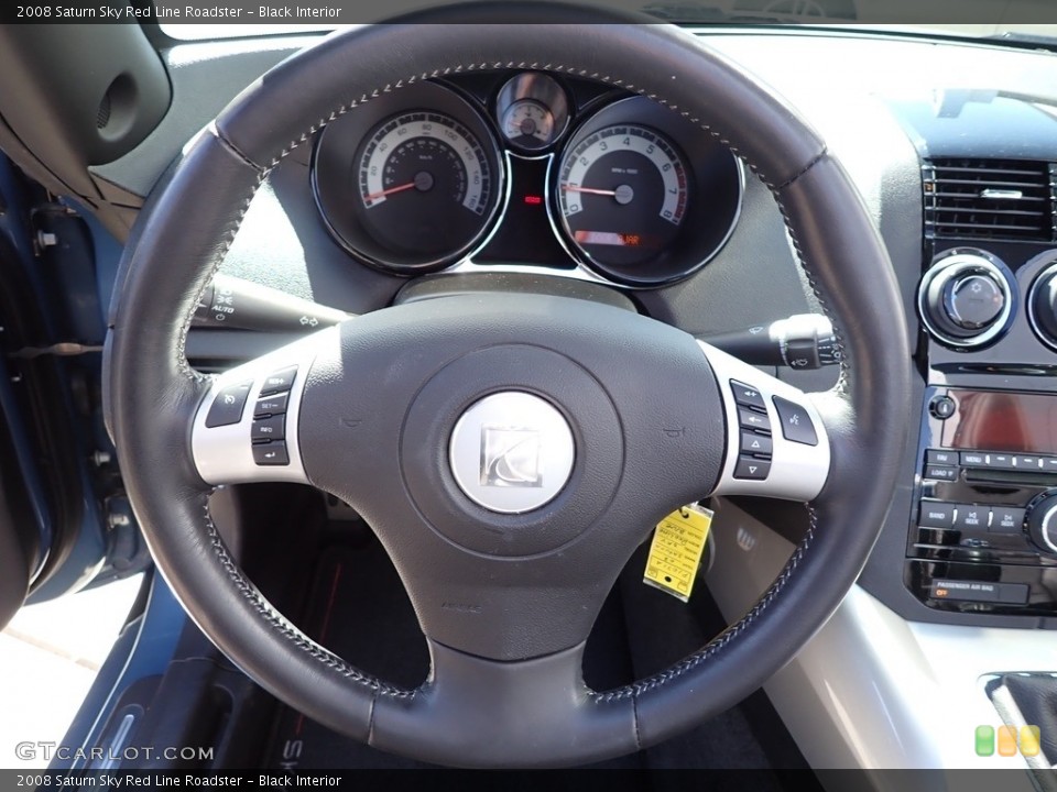 Black Interior Steering Wheel for the 2008 Saturn Sky Red Line Roadster #142973366