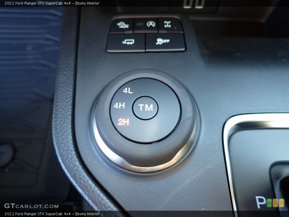 Ebony Interior Controls for the 2021 Ford Ranger STX SuperCab 4x4 #142974590