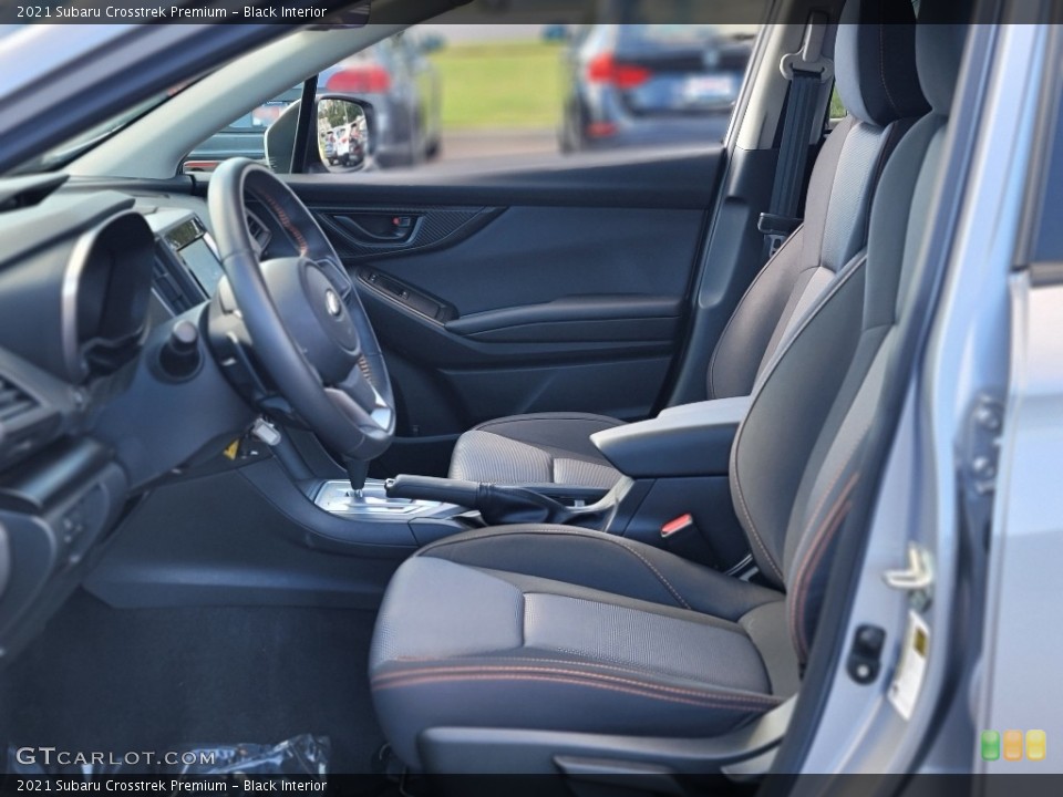 Black Interior Front Seat for the 2021 Subaru Crosstrek Premium #142976336